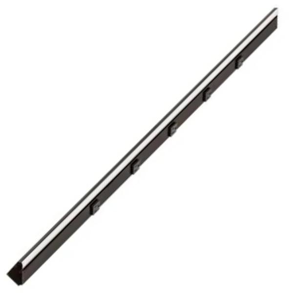 48.5" 22 watt 120 volt Tunable Black Remote Power Series LED Lighted Power Strip